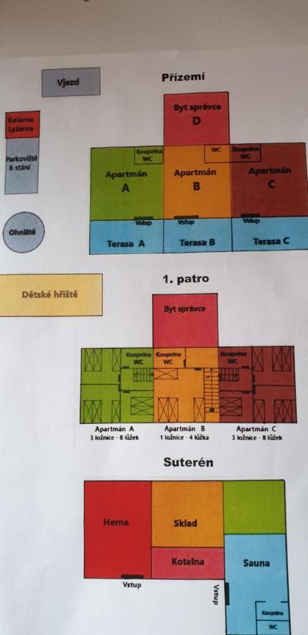 Apartmany Srub Vytonka Lipno Přední Výtoň Eksteriør billede